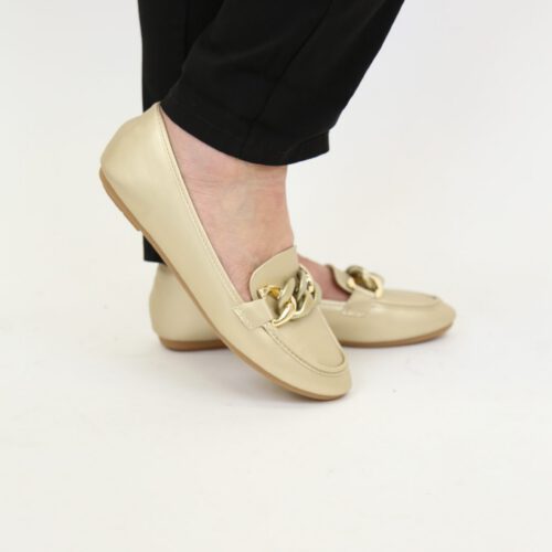 Alaina Chain Loafers - Gold