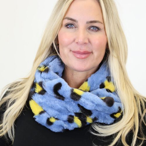 Animal Spot Faux Fur Snood - 40338