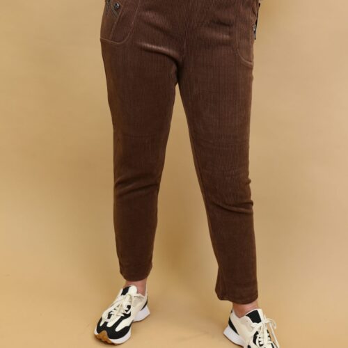 Needlecord Coco Trousers - Brown