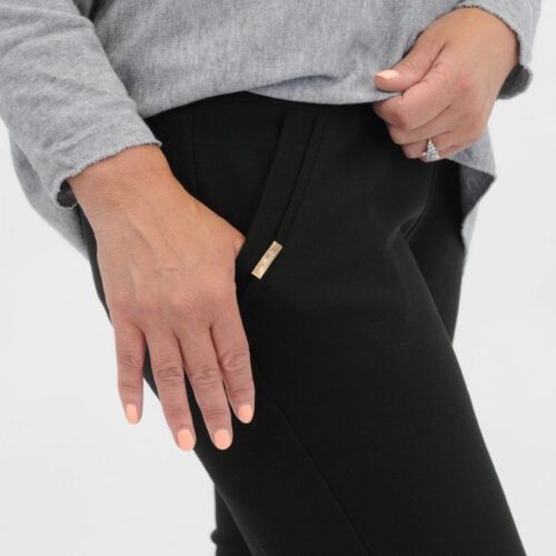 Essential Stretch Trousers - Hoodi - Black - A376/A89/A377