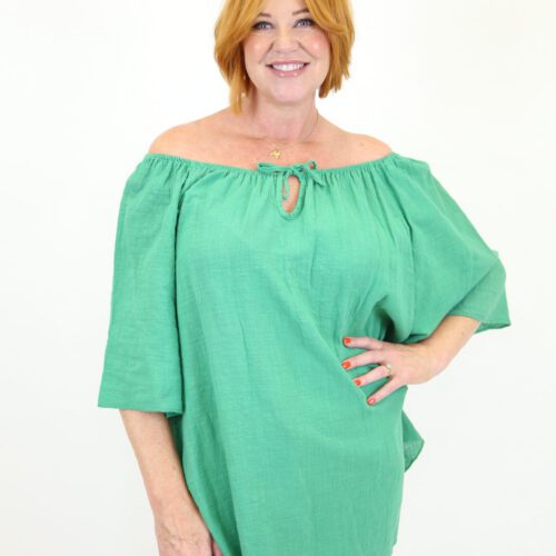 Faye Bow Smock Top