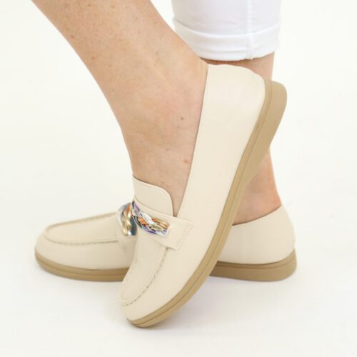 Lulu Loafers - Beige
