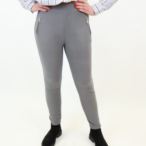 Essential Stretch Trousers - Nikki - Grey - A21-5