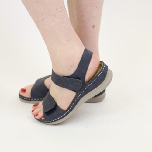 Ruby Strap Sandal - Navy