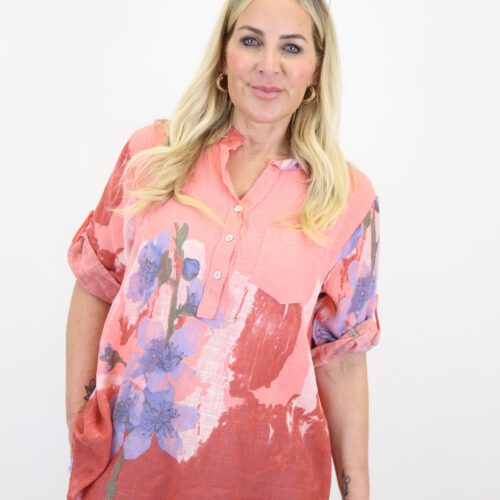 Shannon Linen Look Blouse