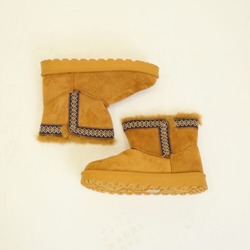 Tiffany Embroidered Boot - Camel