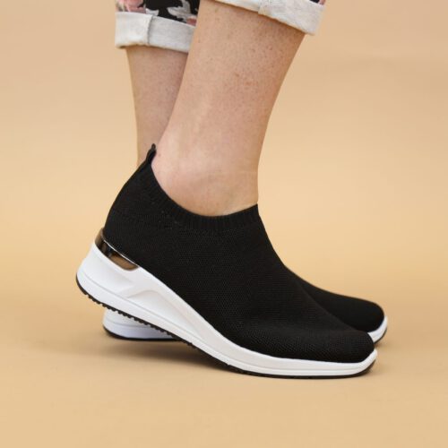 Frankie Wedge Slip On Trainer